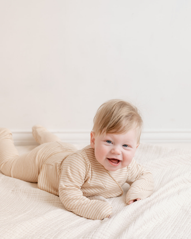 Magnetic Baby Set In Stripes Tummy Time