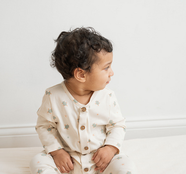 Magnetic Playsuit In Turtles