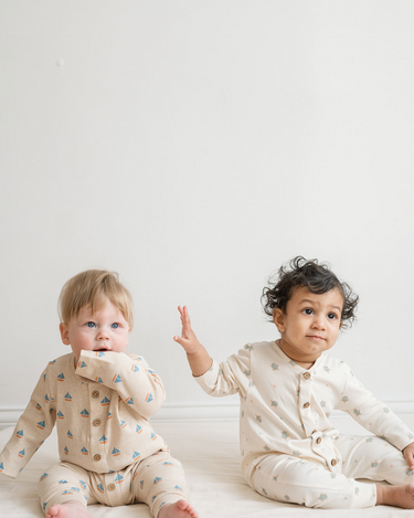 Magnetic Playsuits in Turtles and Sailboats