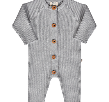 Jamie Magnetic Romper in Gray Melange