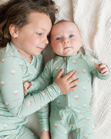 Matching Sisters Floral Pajamas