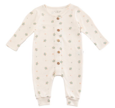 Quinn Magnetic Playsuit in Turtles