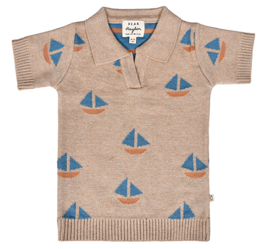 Knit Sailboat Polo