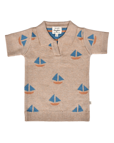 Knit Sailboat Polo