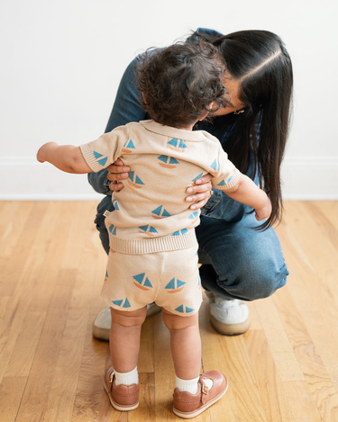 Sailboat Summer Knit Set