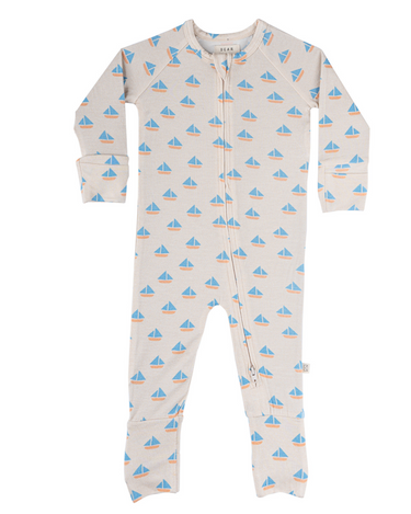 Sailboats Footy Pajamas