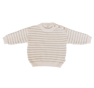 Organic Cotton Stripe Sweater