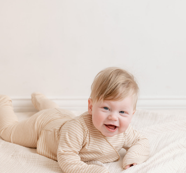 Magnetic Baby Set In Stripes Tummy Time