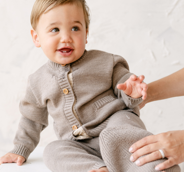 Organic Cotton Rib Magnetic Bodysuit