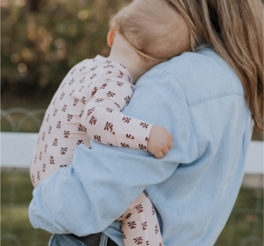 Modal Convertible Footy Pajamas in Wild Rose