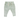 Photo shows organic cotton italian fleece joggers in jade color with pockets and faux drawstring.