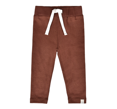 organic cotton modal leggings in cappuccino brown