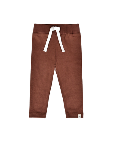 organic cotton modal leggings in cappuccino brown