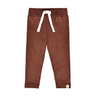 organic cotton modal leggings in cappuccino brown