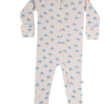Sailboats Footy Pajamas 