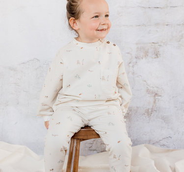 Organic Cotton Italian Fleece Joggers