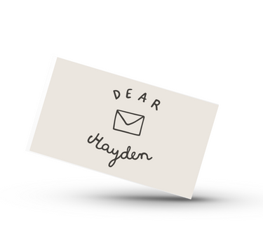 Dear Hayden Gift Card